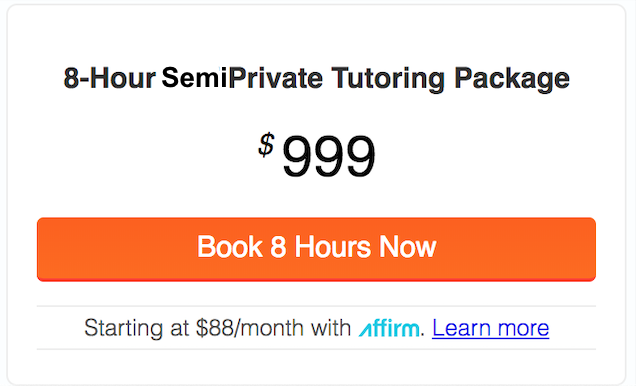Semi Package - 8 (credit hours)