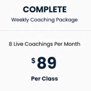 8 Live Coachings