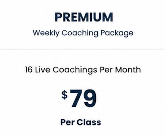 16 Live Coachings