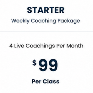 4 Live Coachings